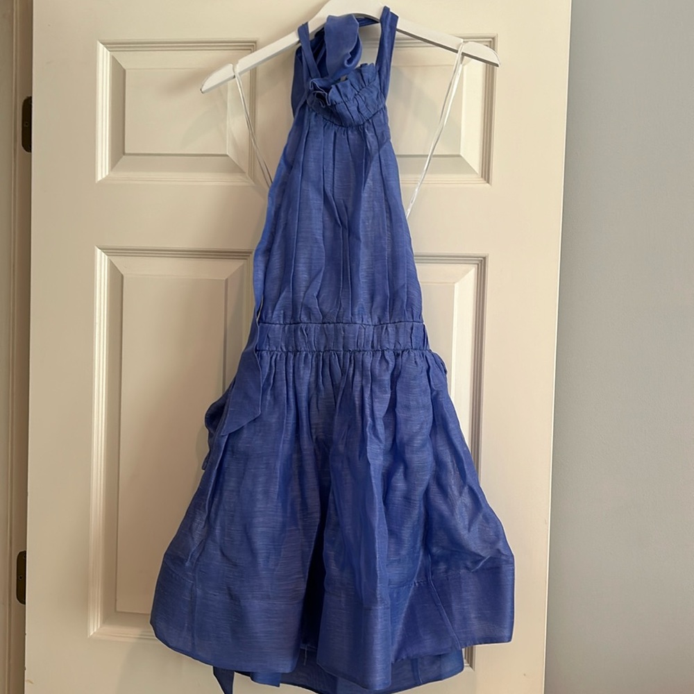 Zimmerman NWT Luminous Halter gown